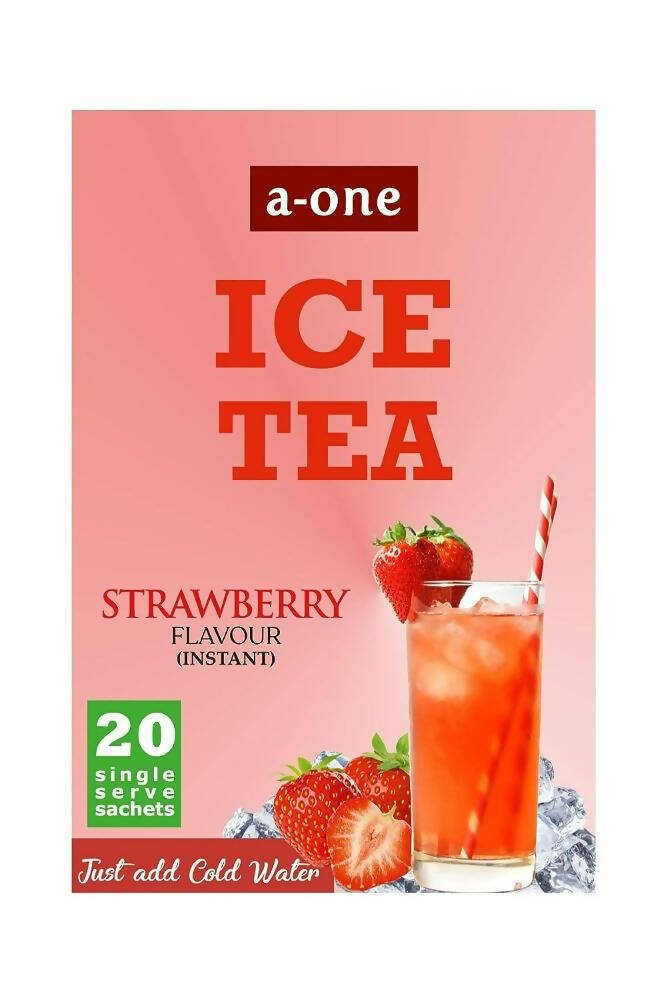 A-One Ice Tea Strawberry Flavour Instant - Swadesiicart