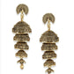 Mominos Fashion Peacock design Golden colour Earrings - Mominos Fashion