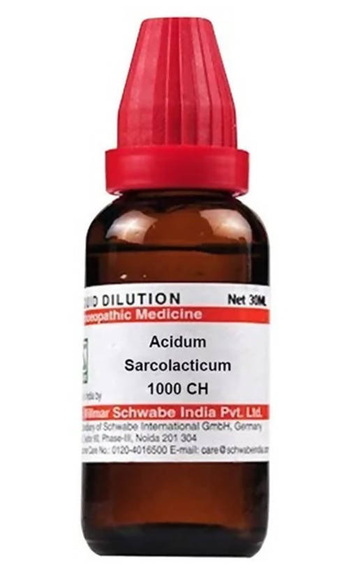 Dr. Willmar Schwabe India Acidum Sarcolacticum Dilution | Swadesiicart