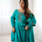 Joban Fashion Rama Kurta Set Chanderi Sequence Embroidery Work - Swadesiicart