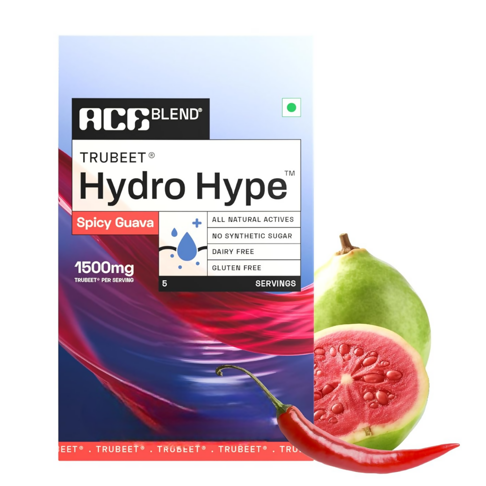 Ace Blend Hydro Hype Electrolyte Drink Mix - Java Plum, Spicy Guava, Lemon Raspberry
