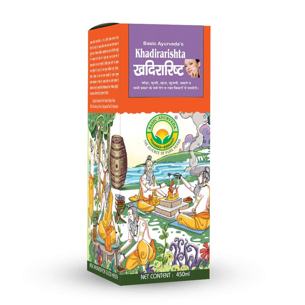 Basic Ayurveda Khadirarishta | Swadesiicart