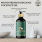 Ivory Natural Wood Pressed Organic Coconut Oil , Premium Extra Virgin Oil - For Radiant Skin, Hair Wellness & Baby Care | Swadesiicart