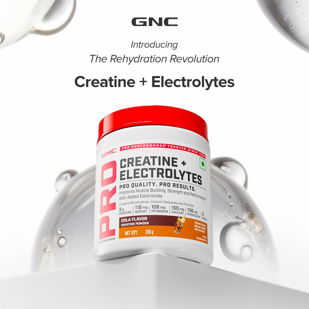 GNC Creatine+ Electrolytesh Cola | Swadesiicart