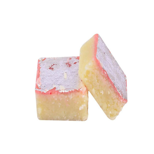 Nathu's Pink Coconut Burfi | Swadesiicart