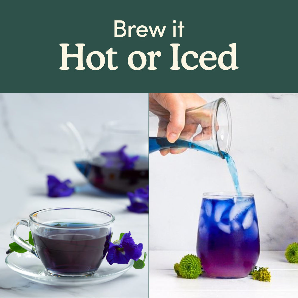 Butterfly Pea Flower Tea Herbal Tea Tisane, 1.76 oz