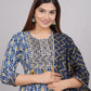 House of RP Women's NavyBlue Cotton Kurta & Dupatta Set | Swadesiicart