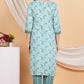 House of RP Women Green Rayon Ethnic Print Kurta & Pant Set | Swadesiicart