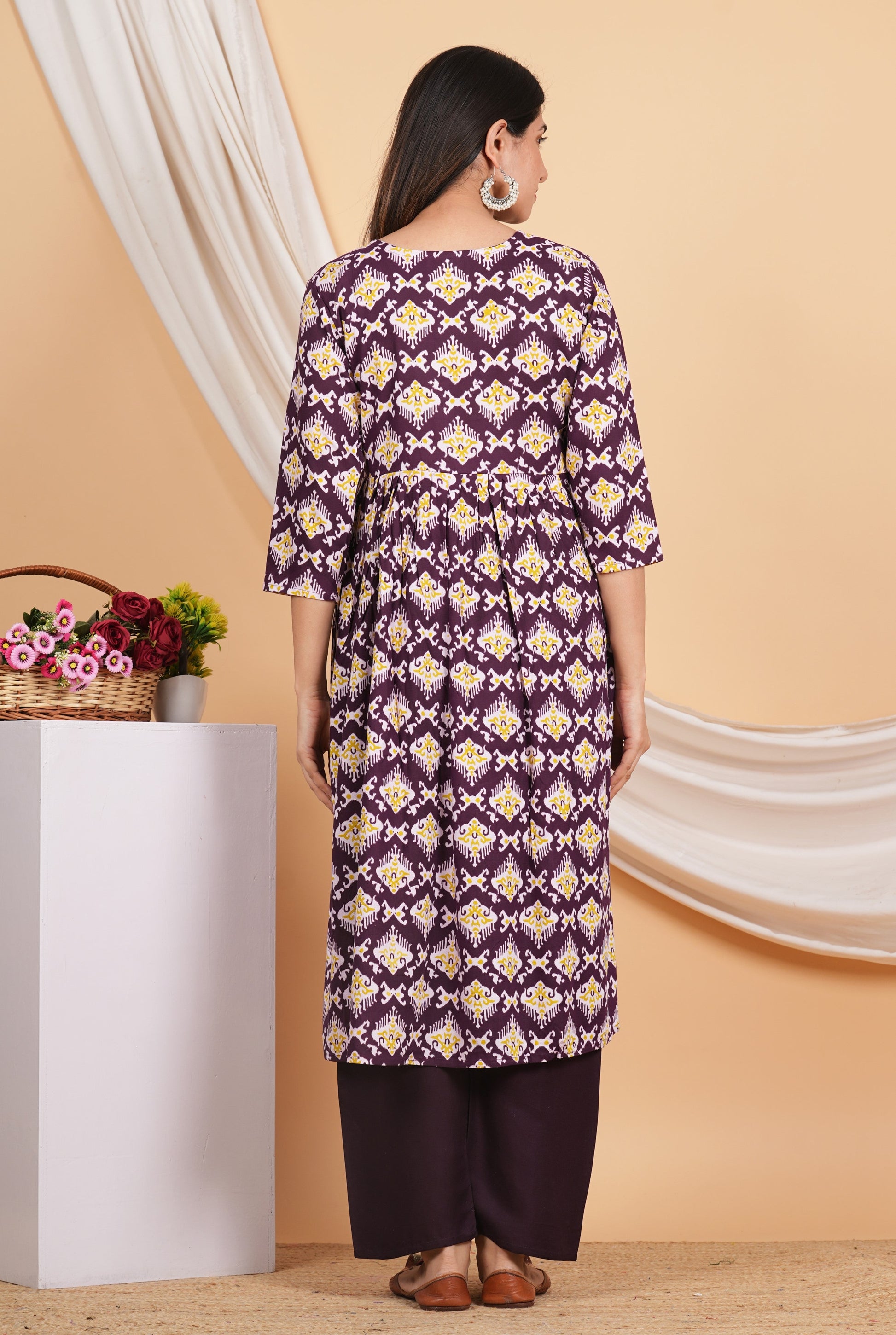House of RP Women Blue& Multi Rayon Digital Print Kurta & Pant Set | Swadesiicart