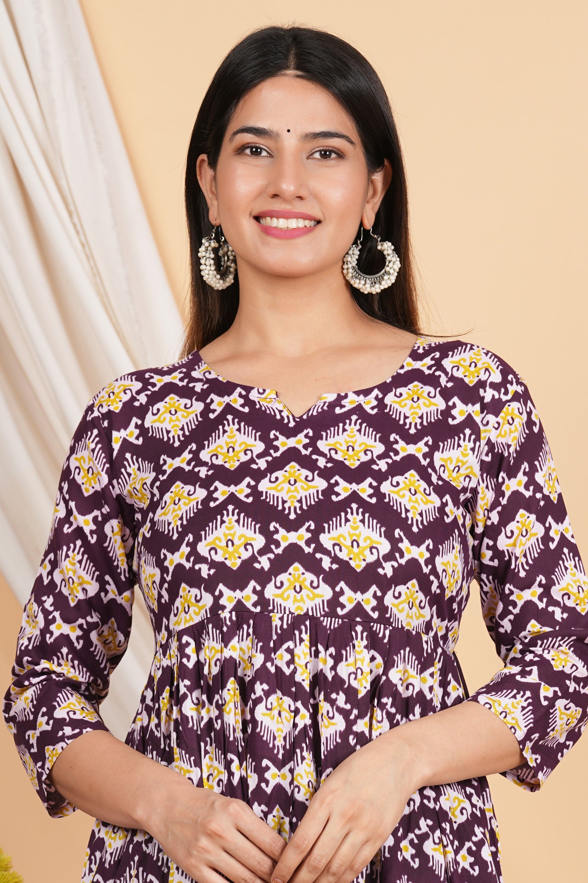 House of RP Women Blue& Multi Rayon Digital Print Kurta & Pant Set | Swadesiicart