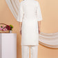 House of RP Women White Rayon Embroidered Kurta, Pant & Dupatta Set | Swadesiicart