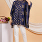 House of RP Women NavyBlue Rayon Ethnic Print Kaftan | Swadesiicart