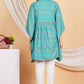 House of RP Women SkyBlue Rayon Ethnic Print Kaftan | Swadesiicart