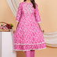 House of RP Women Rayon Cotton Floral Print Kurta ,Pant & Dupatta Set | Swadesiicart