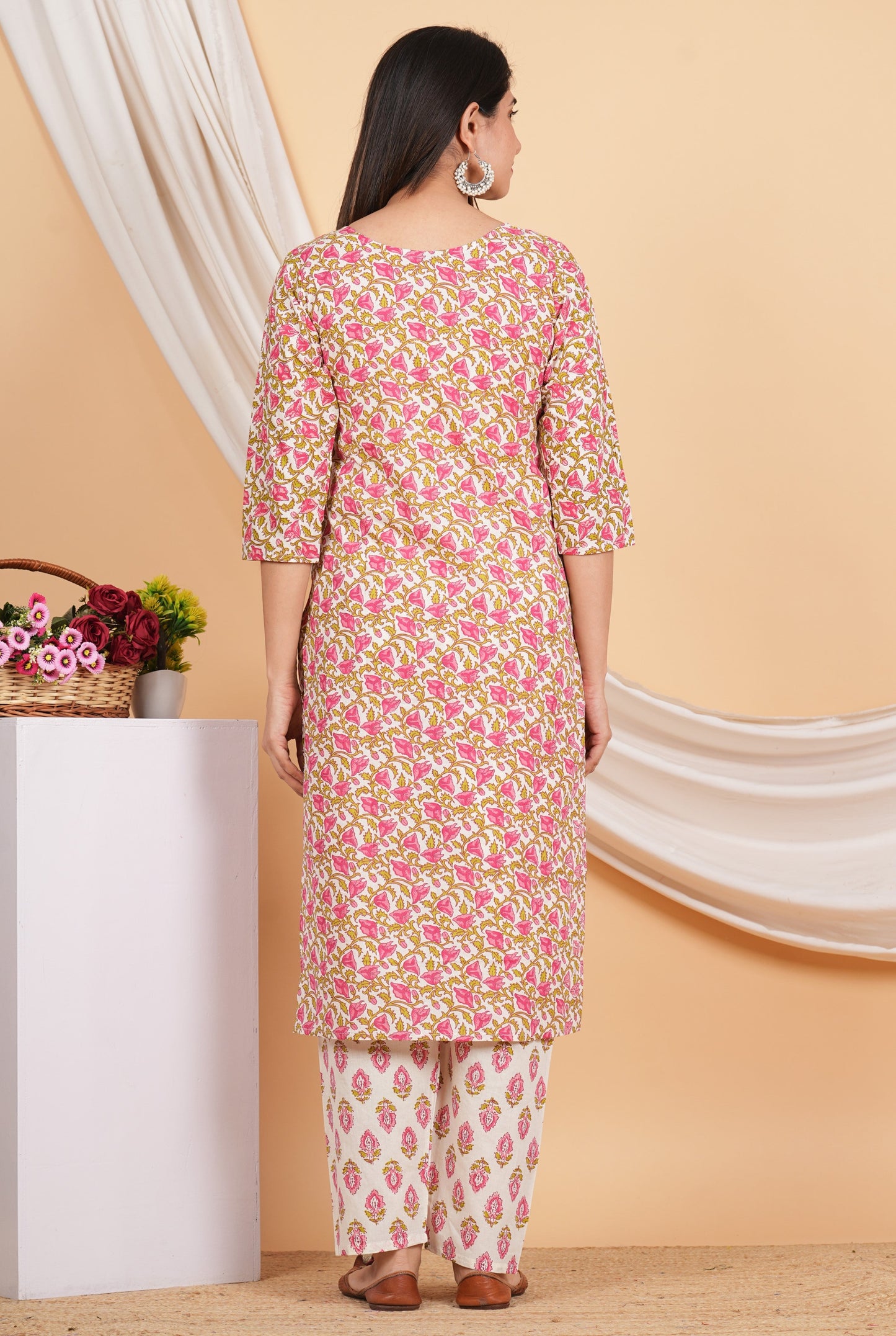 House of RP Women Rayon Floral Print Kurta & Pant Set | Swadesiicart