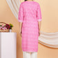 House of RP Women Pink Rayon Ethnic Print Kurta & Pant Set | Swadesiicart