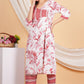 House of RP Women White & Red Rayon Floral Print Kurta & Pant Set | Swadesiicart
