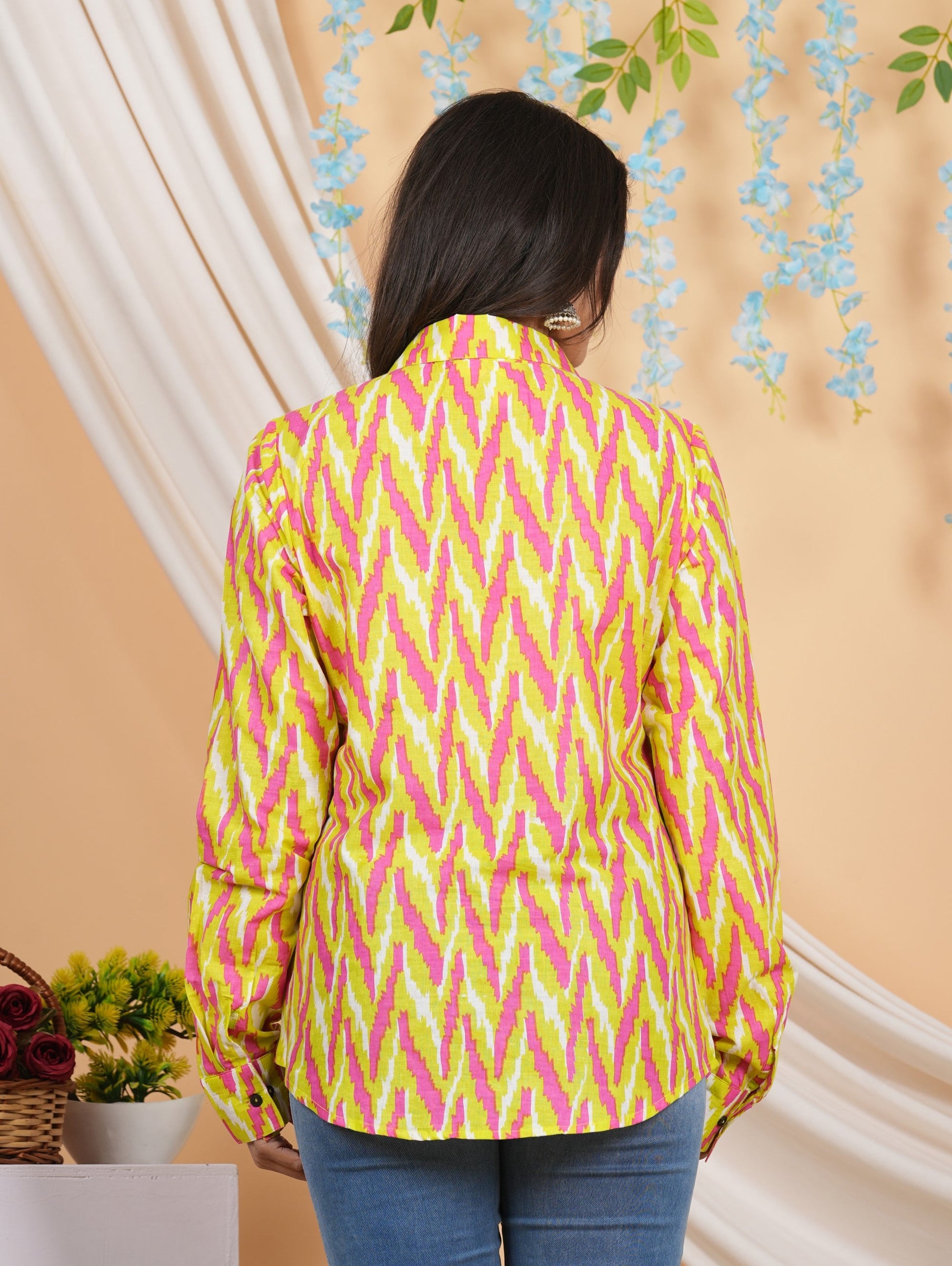 House of RP Women Multicolor Cotton Shirt Tunic | Swadesiicart