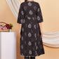 House of RP Wine Rayon Floral Print Kurta, Palazzo & Dupatta Set | Swadesiicart