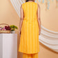 House of RP Women Orange Cotton Kurta & Pant Set | Swadesiicart