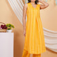 House of RP Women Orange Cotton Kurta & Pant Set | Swadesiicart