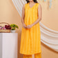 House of RP Women Orange Cotton Kurta & Pant Set | Swadesiicart