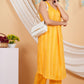 House of RP Women Orange Cotton Kurta & Pant Set | Swadesiicart