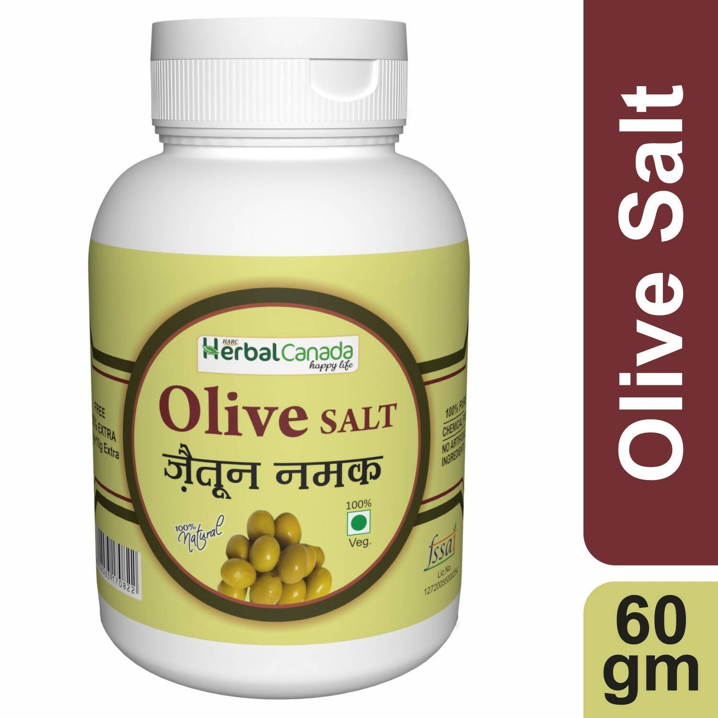 Herbal Canada Olive Salt (Jaitun Ka Namak) - Swadesiicart