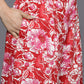 Ahalyaa Women's Traditional Wear Co-ods - Red