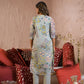 Ethnic Festive Wear Organza Pista Stitched Suit With Dupatta - Tanisha | Swadesiicart