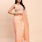 Shree Shyam Fashion Linen Cotton Peach Saree