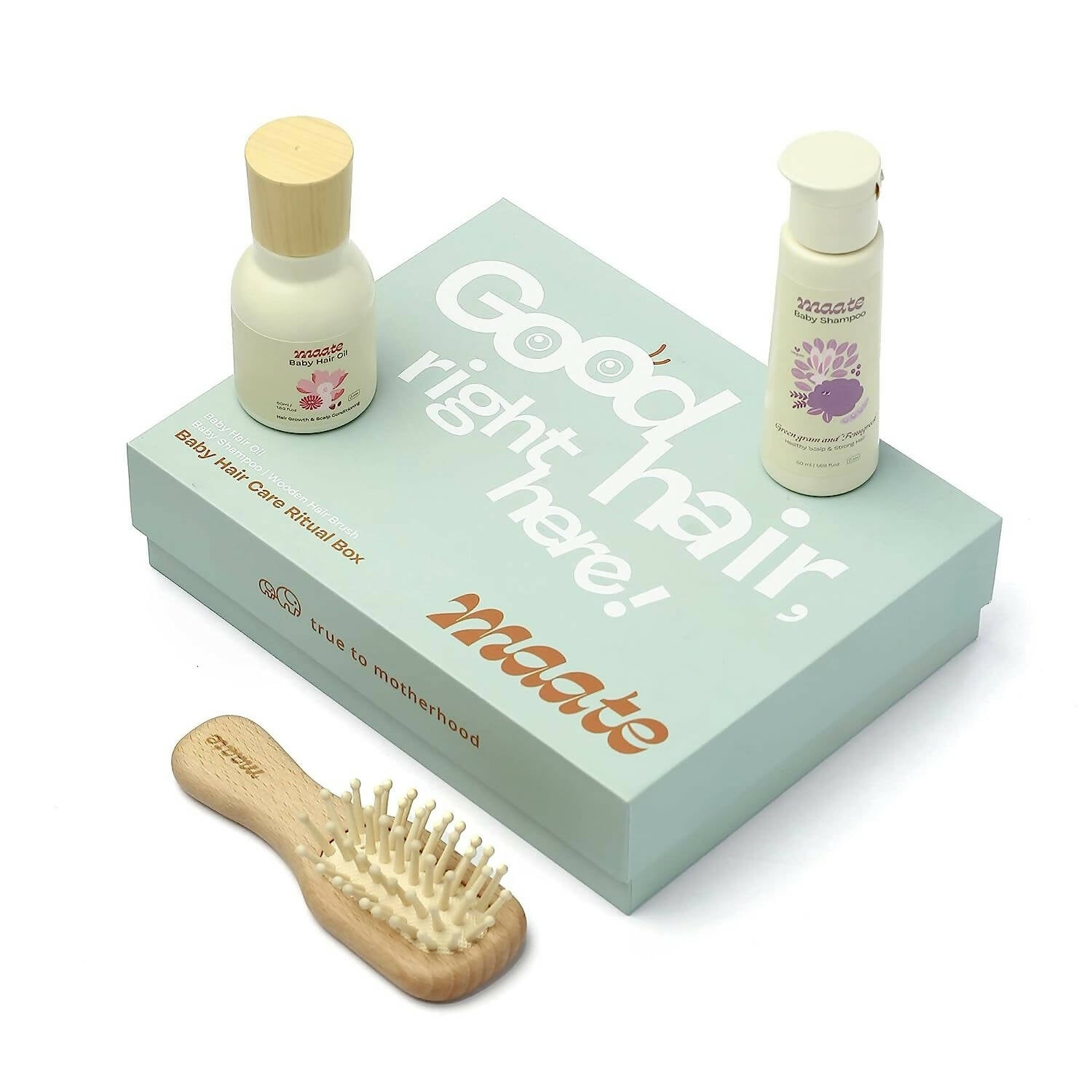 Maate Baby Hair Care Ritual Box | Baby Hair Care Kit - Swadesiicart
