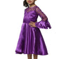 Asmaani Kids Party Wear Stylish Dresses, Perfect for Parties, Functions & Vacations - Purple