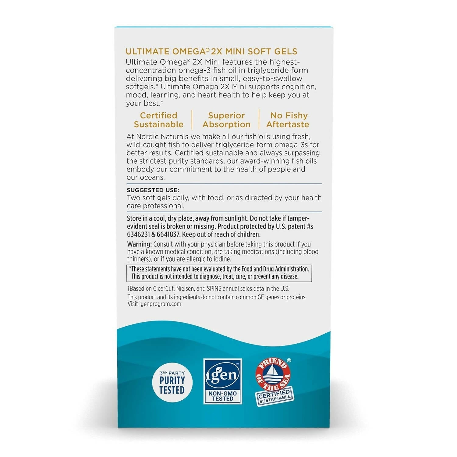 Nordic Naturals Ultimate Omega 2X Softgels - Swadesiicart