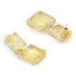 Yellow Duet Stone Earrings- Ruby Raang | Swadesiicart