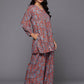 Ahalyaa Women's Traditional Wear Co-ods - Teal Blue