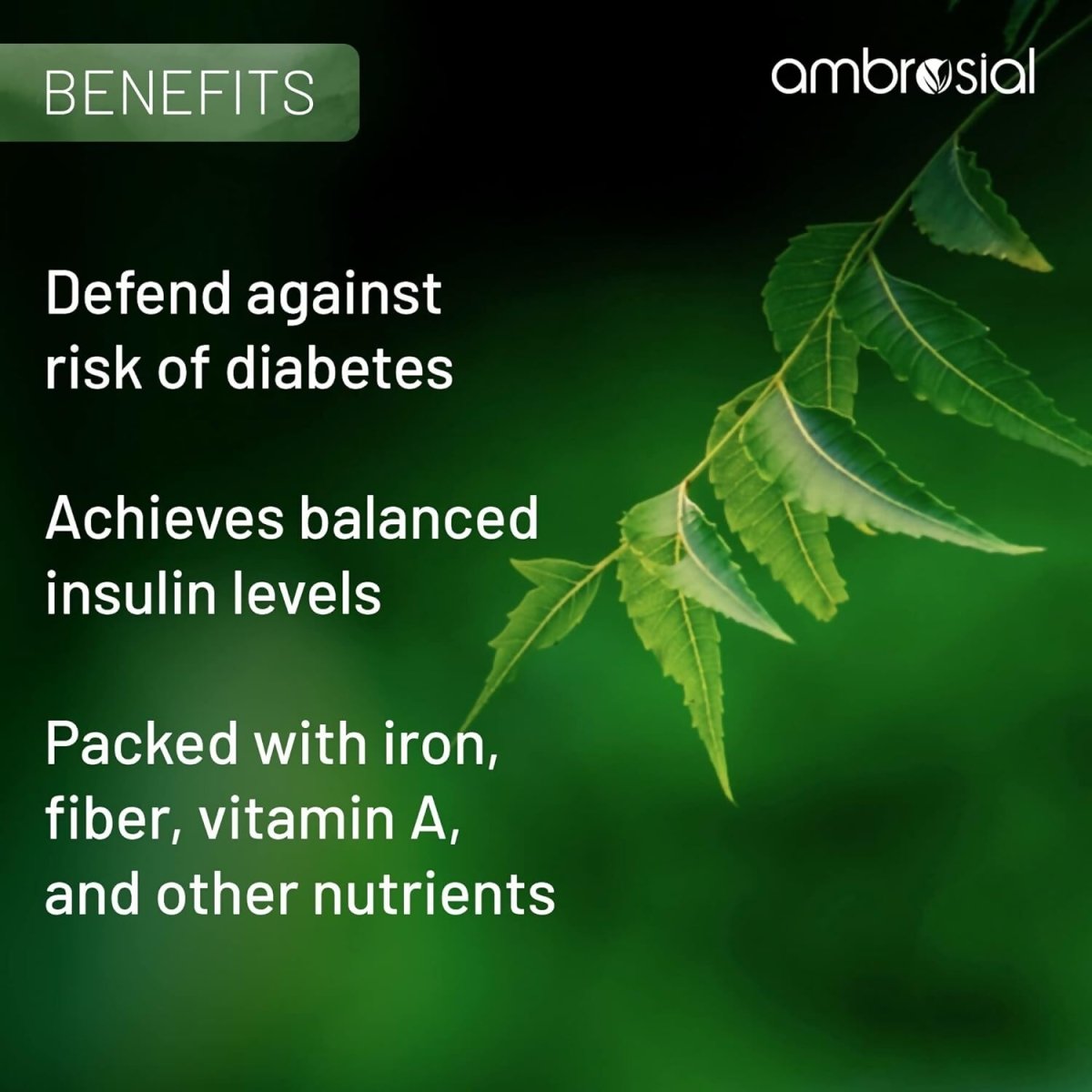 Ambrosial Glucocare Capsules - Swadesiicart