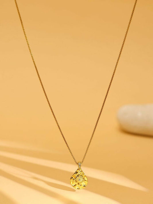 Gold Plated Necklace - Ruby Raang | Swadesiicart