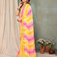Aafreen Partywear Designer Lemon Georgette Fancy Saree