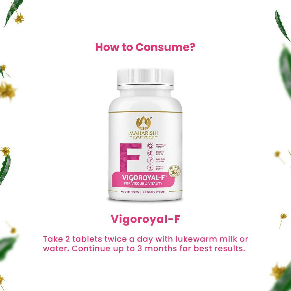 Maharishi Ayurveda Vigoroyal-F Tablets for Women - Swadesiicart
