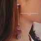 Bling Accessories Rhinestone Ball Long Earring | Swadesiicart