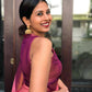 DEIANA'S Beautiful Designer Golden zari Soft Lichi Silk Saree - Pink - Swadesiicart