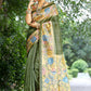Vishnu Weaves Women's Mahendi Cotton Silk Woven Saree with Blouse - Swadesiicart