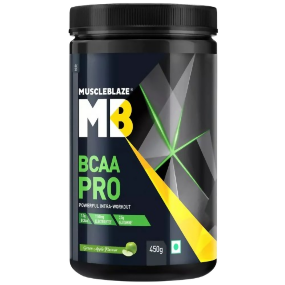 MuscleBlaze BCAA Pro Green Apple | Swadesiicart