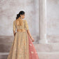 Kesar Fab Light-Baby-Pink Banarasi Silk Hand_Woven Lehenga | Swadesiicart