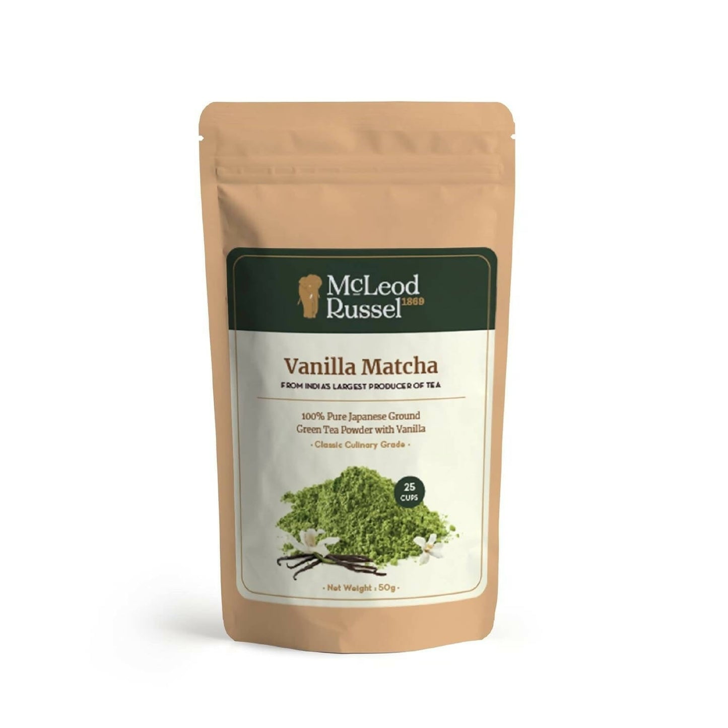 McLeod Russel 1869 Vanilla Matcha - 100% Pure Japanese Matcha Green Tea | Swadesiicart