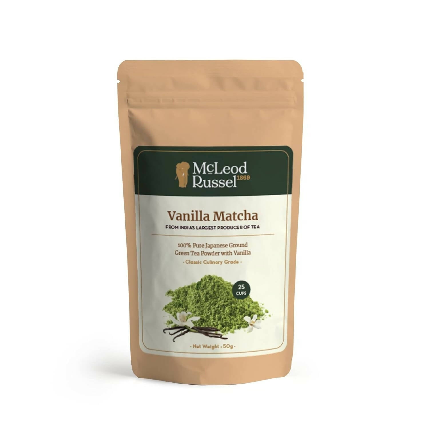 McLeod Russel 1869 Vanilla Matcha - 100% Pure Japanese Matcha Green Tea | Swadesiicart