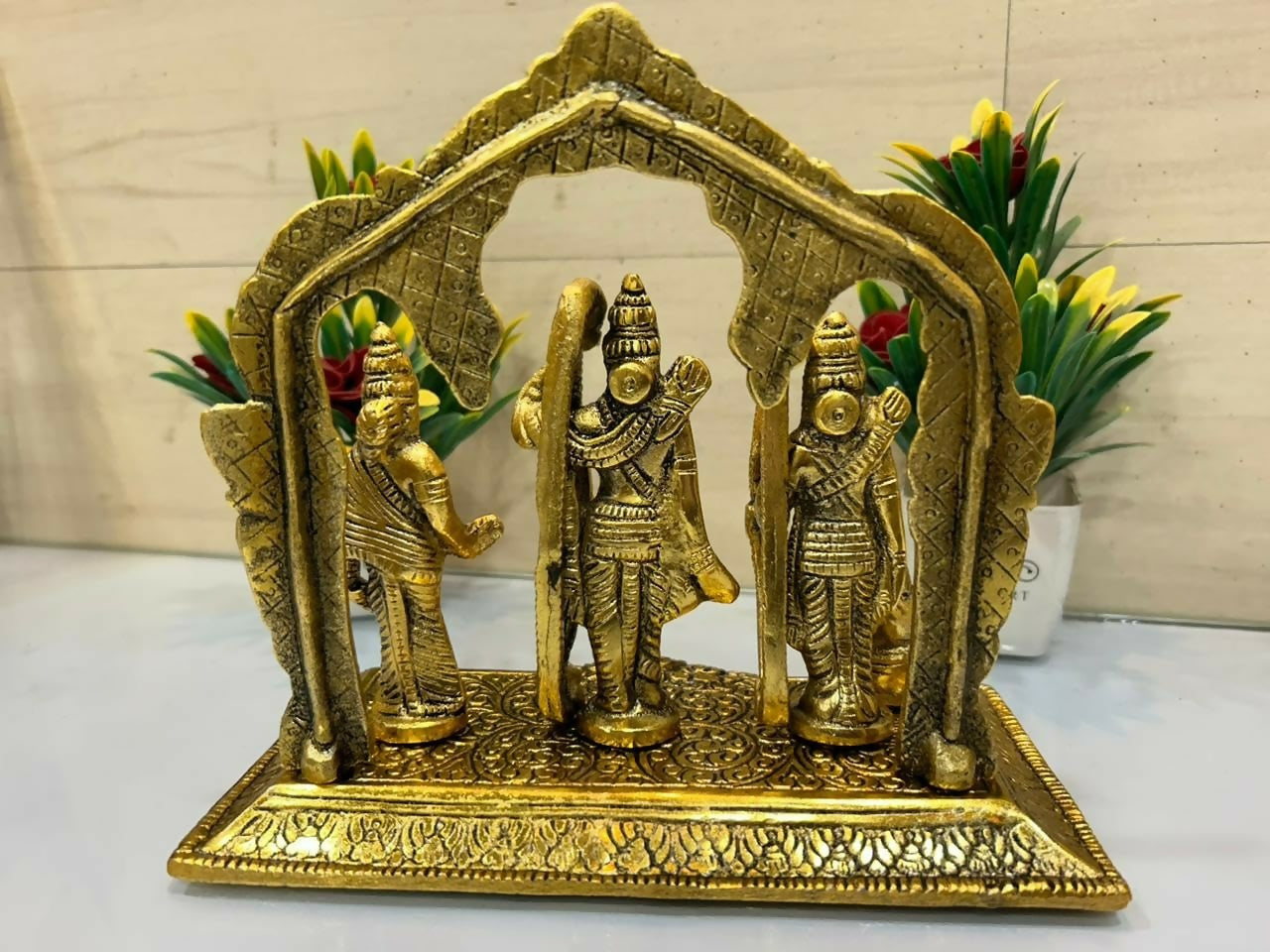 Labhcart Metal Ram Darbar Statue Set - Swadesiicart