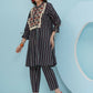 Joban Fashion Blue Printed Co Ord Set - Swadesiicart