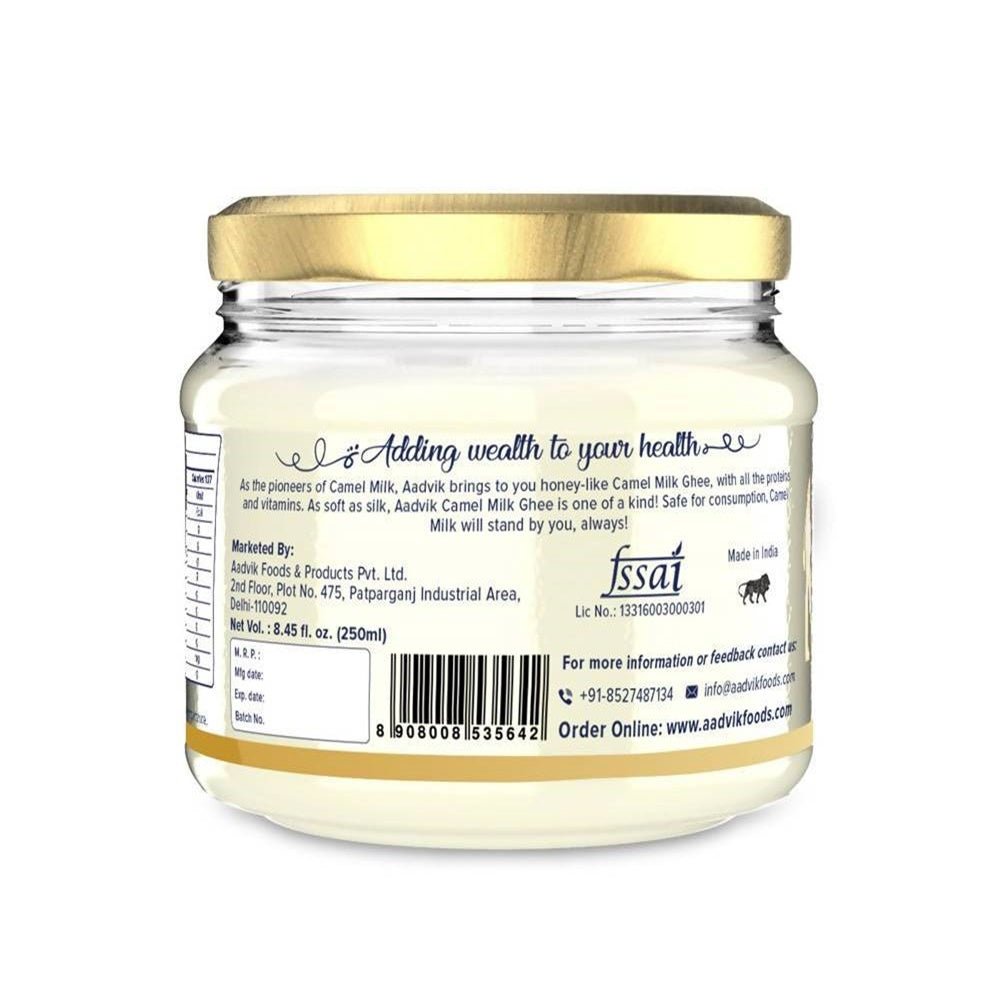 Aadvik Camel Milk Ghee | Organic Camel Milk Ghee | Helps in Better Digestion & Immunity | Swadesiicart